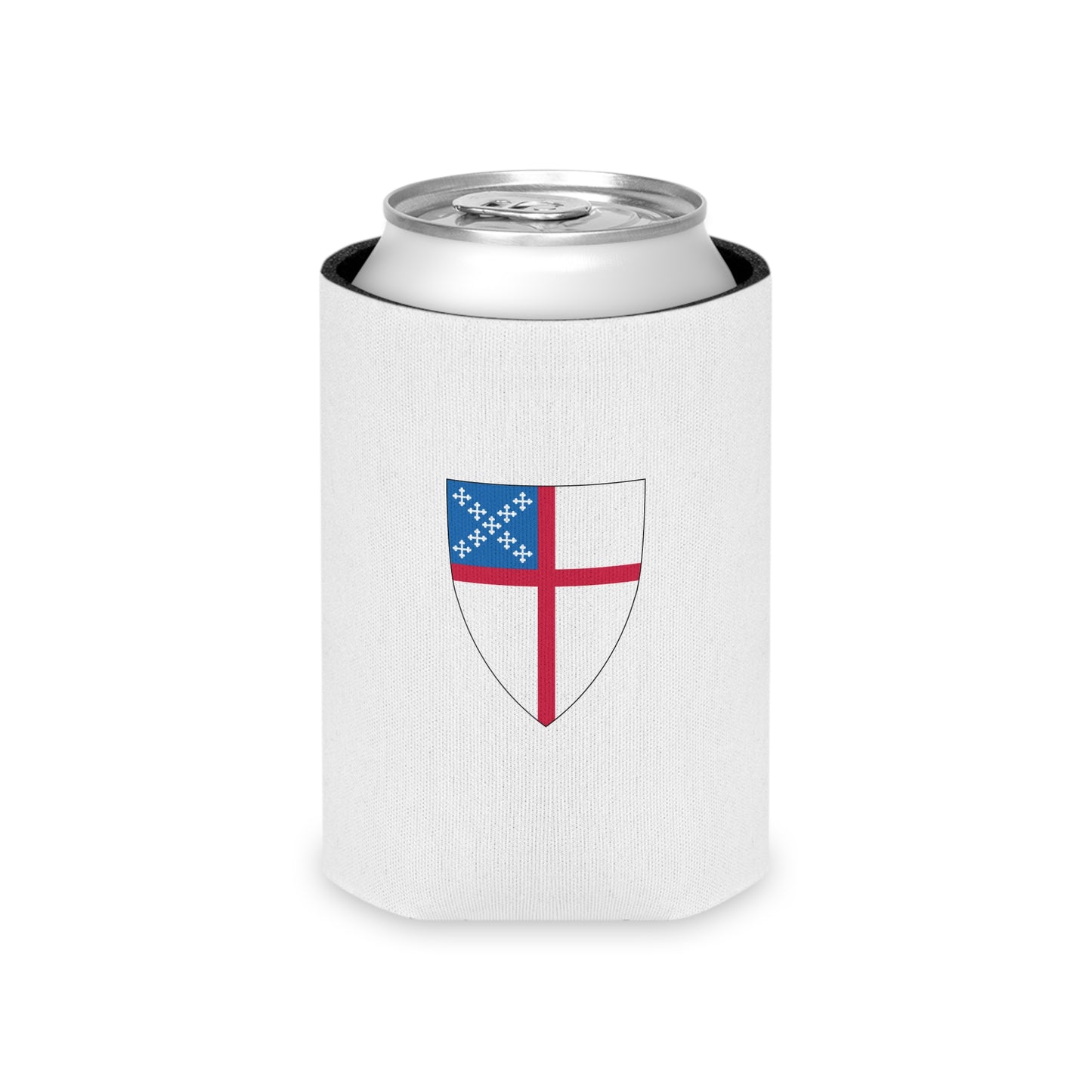 Copy of Episcopal Shield Can Cooler — Church Crest Drink Koozie