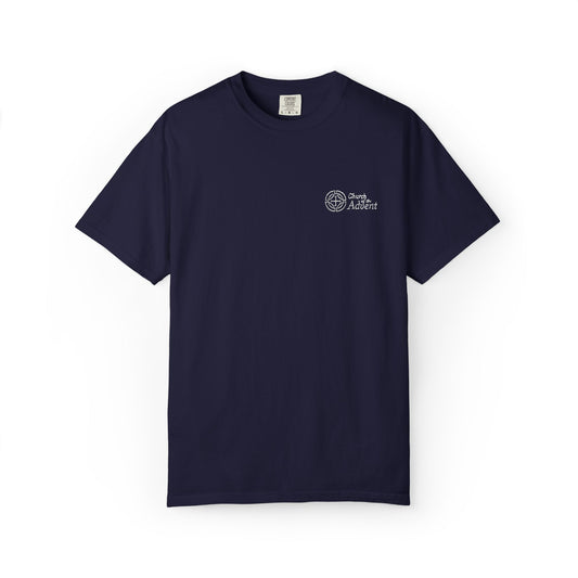 Unisex Garment-Dyed T-shirt embroidered
