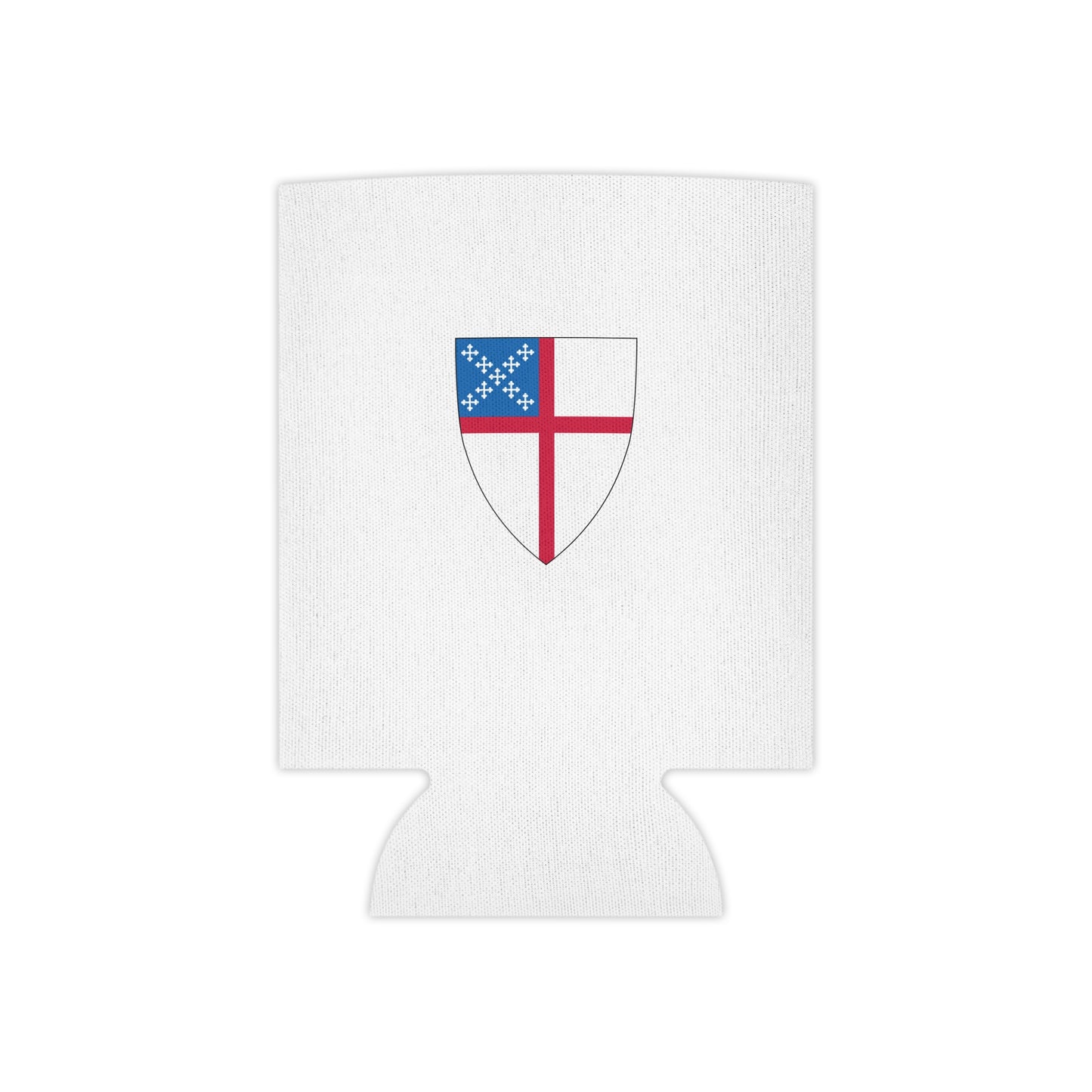 Episcopal Shield Can Cooler — Church Crest Drink Koozie