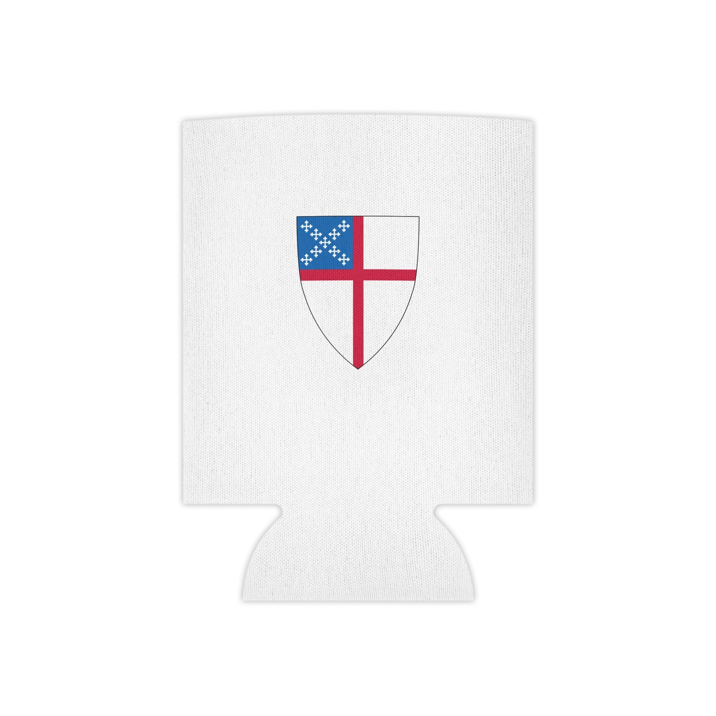 Episcopal Shield Can Cooler — Church Crest Drink Koozie