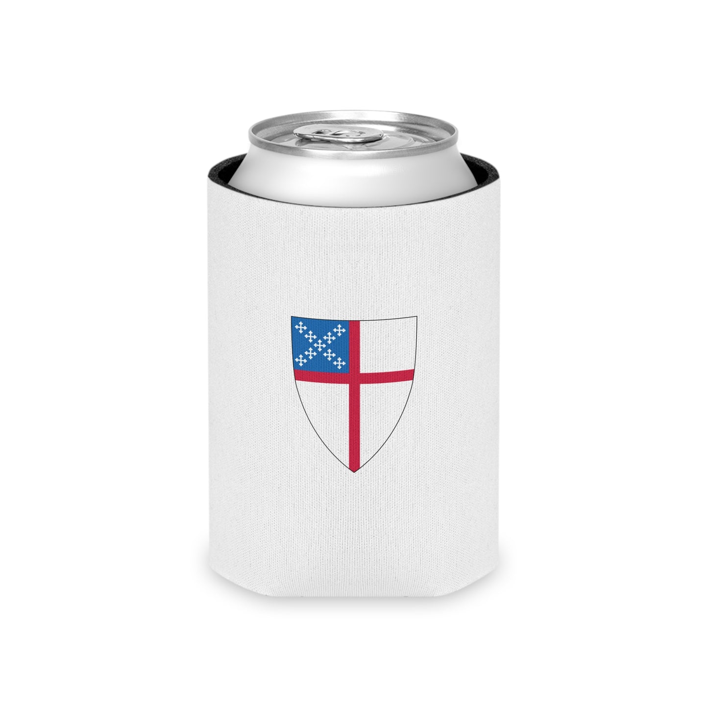 Copy of Episcopal Shield Can Cooler — Church Crest Drink Koozie