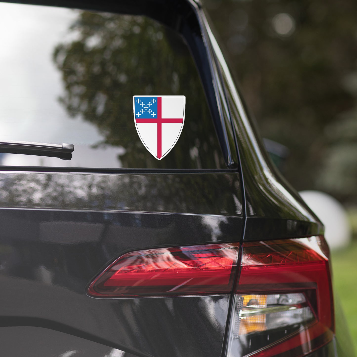 Episcopal Crest Bubble-free stickers